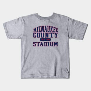 Milwaukee County Stadium Kids T-Shirt